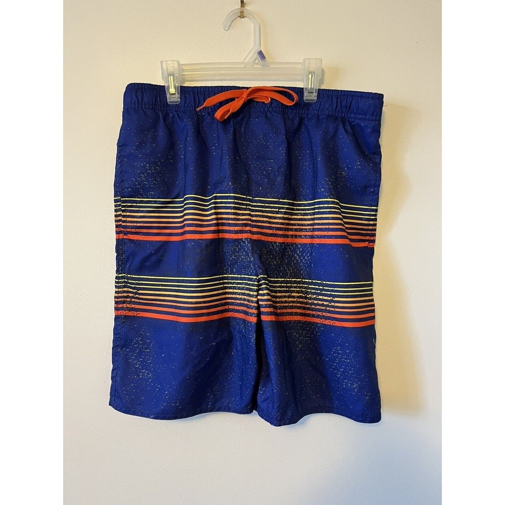 Barracuda‎ Bay Men's Swim Trunks Sz M Mesh Lined Recreational Water Sports Blue
